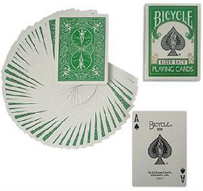 Bicycle green deck