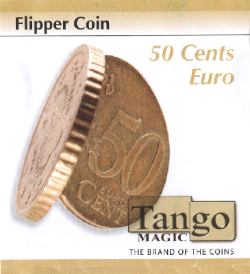 Flipper coin 50 cents Euro Tango Magic
