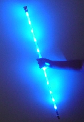 Bastone danzante luminoso BLU