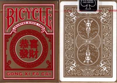Gong Xi Fa Cai card Bicycle