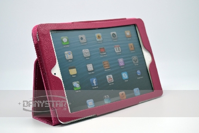 Custodia Cover in Ecopelle Fucsia per iPad Mini Accessori per Tablet D