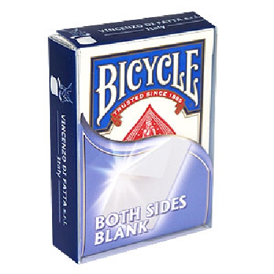 Bicycle Bianco entrambi i lati