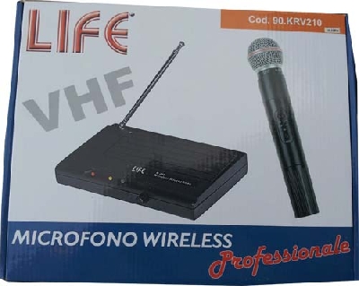 RADIOMICROFONO VHF WIRELESS KRV210 LIFE