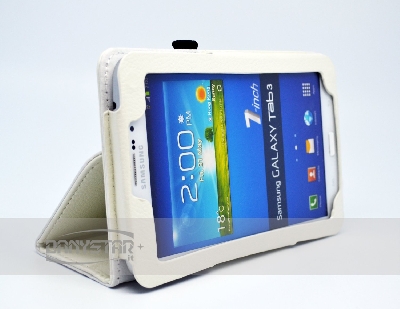 Custodia Cover in Ecopelle Bianca per Samsung Galaxy Tab 3 70 P3200 Ga