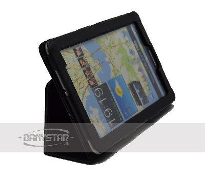 Custodia Cover in Ecopelle Nera per Samsung Galaxy Tab 77 P6800 Access